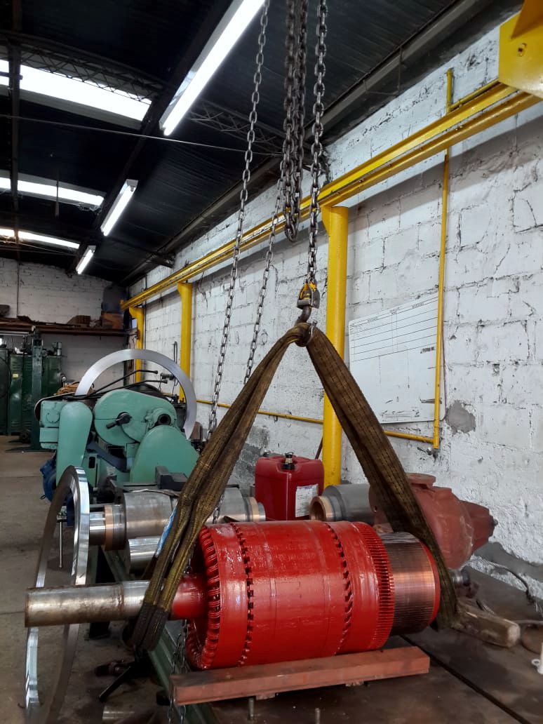 Reparación de motor eléctrico