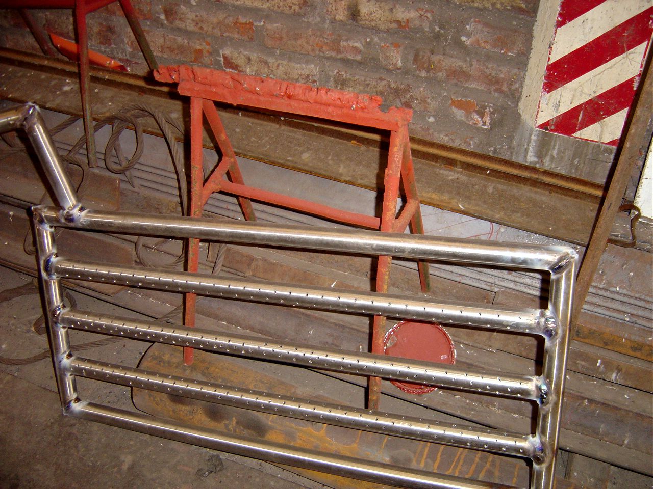Trabajo realizado en acero inoxidable